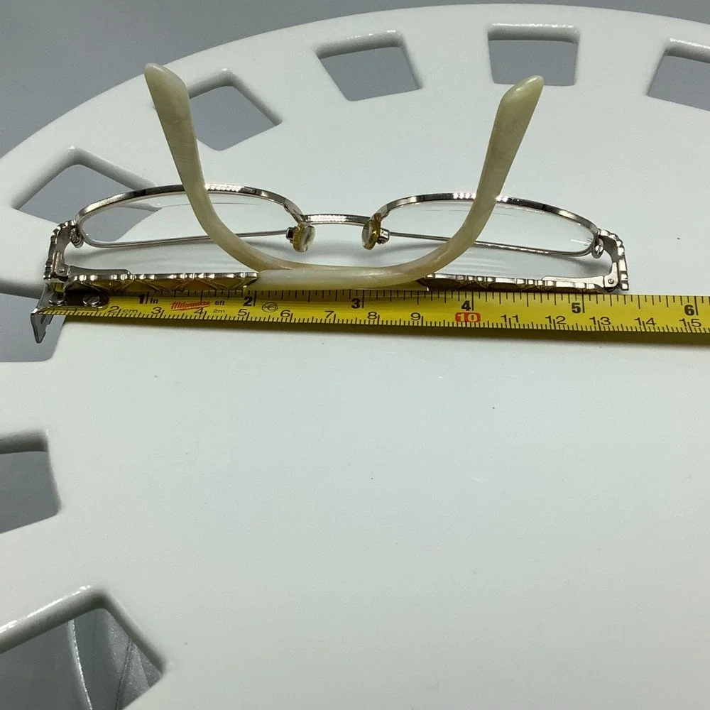 Vintage 50s Valerie Spencer Glasses 427 Gold/Ivory‎ 52/17/240 Womans
